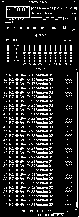 SECOND PICTURE OF TRACKLIST FOR BEAT EM UP SFX VOLUME ONE COMBAT SOUNDS