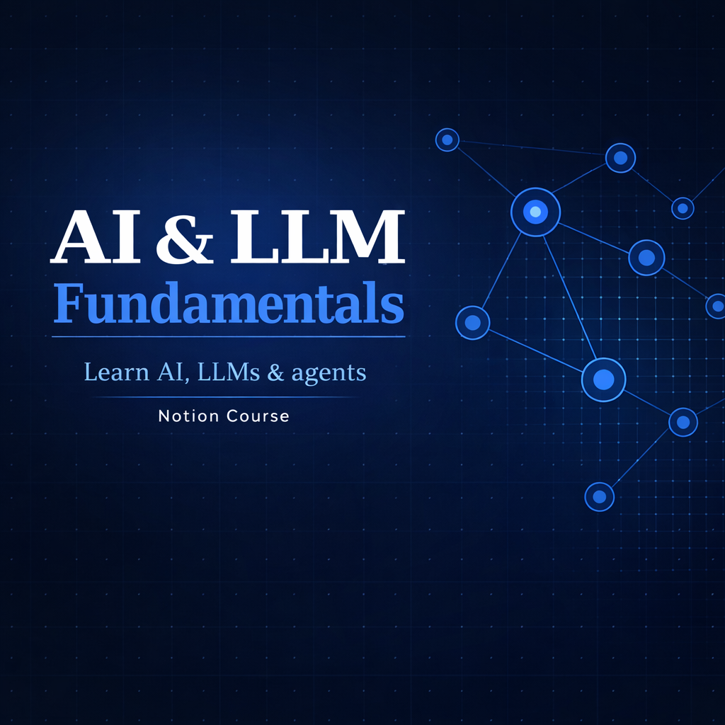 AI & LLM Fundamentals course cover