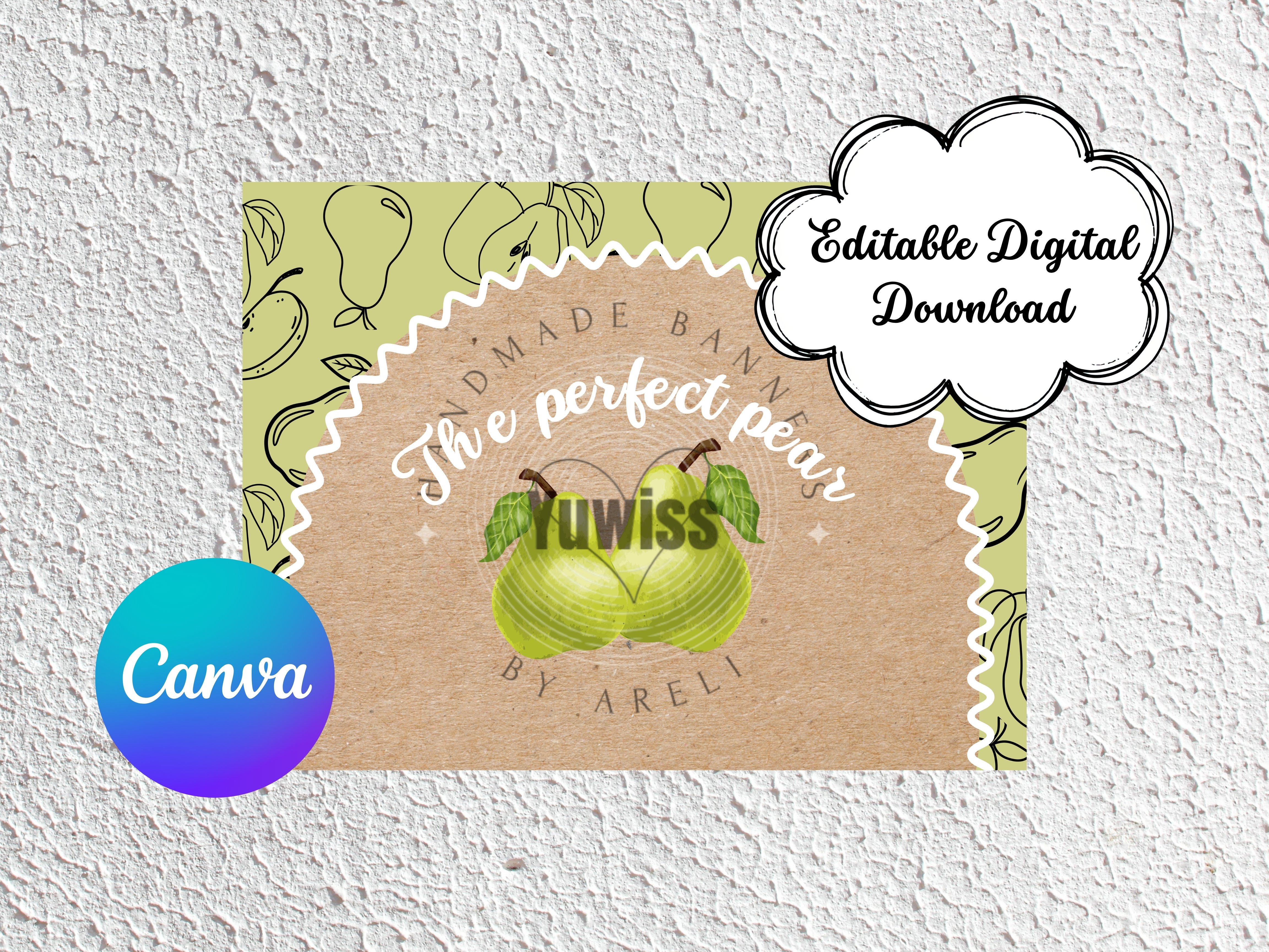 Editable Digital Download The perfect Pear - Payhip