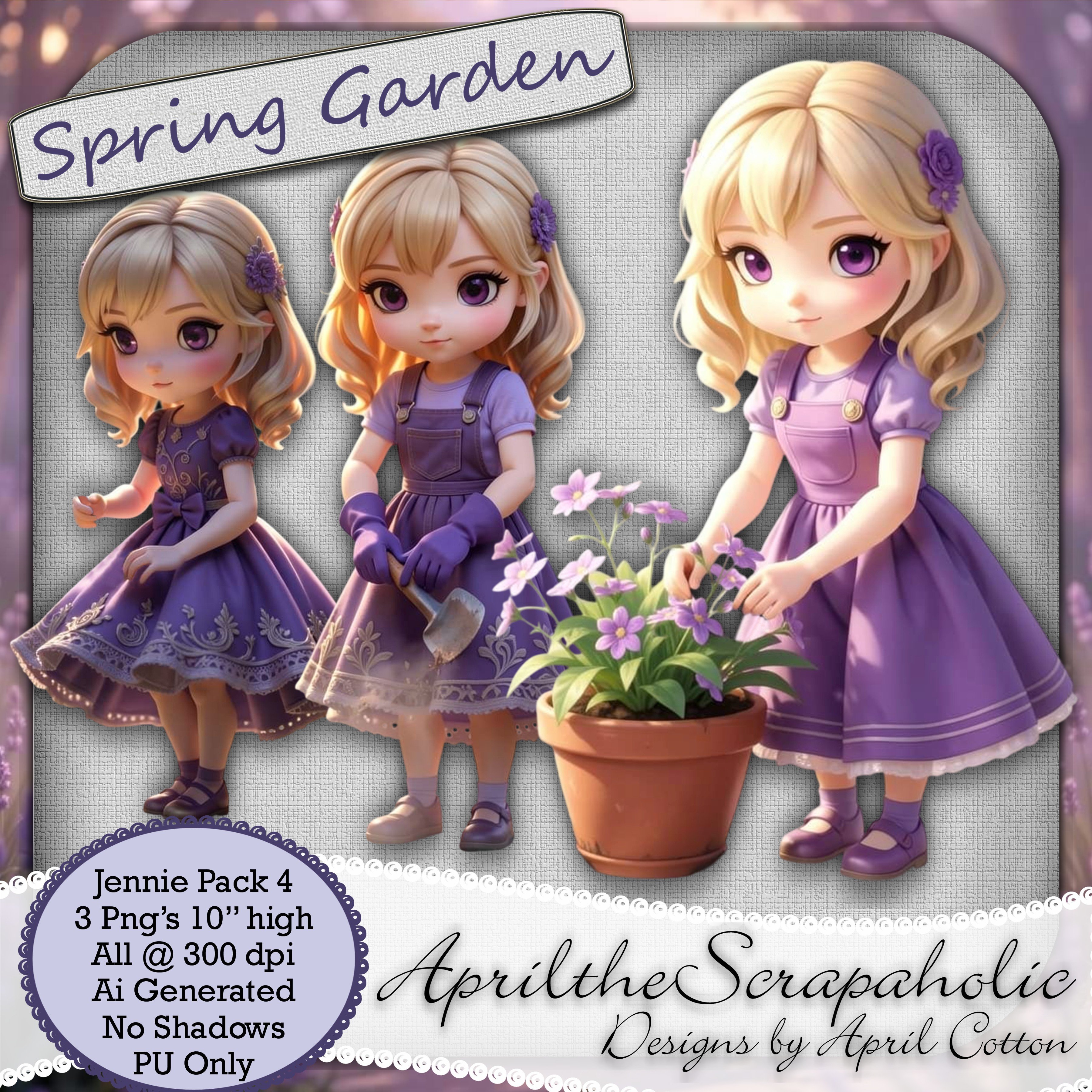 Spring Garden - Jennie Pack 4 - Payhip