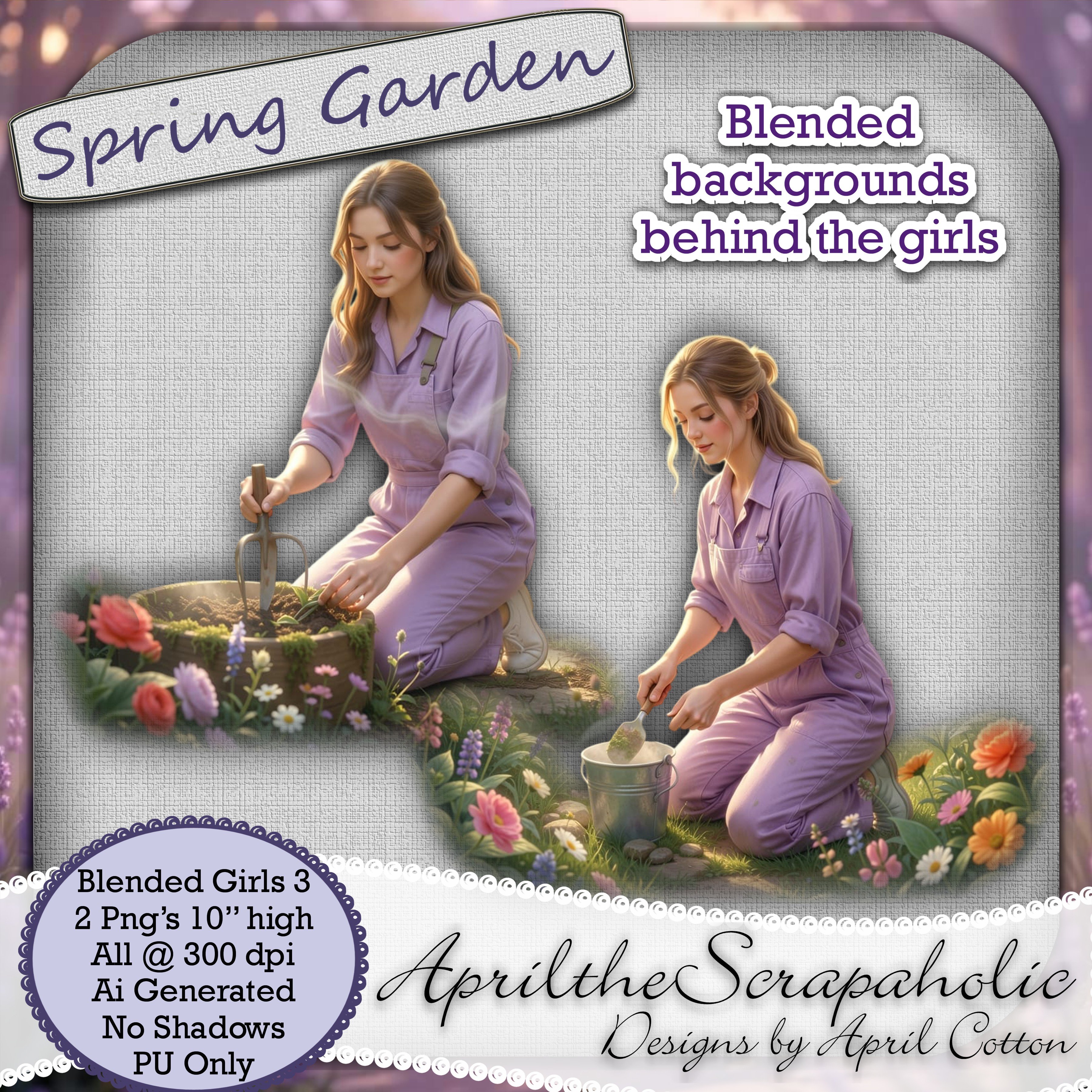 Spring Garden - Blended Girls 3 - Payhip