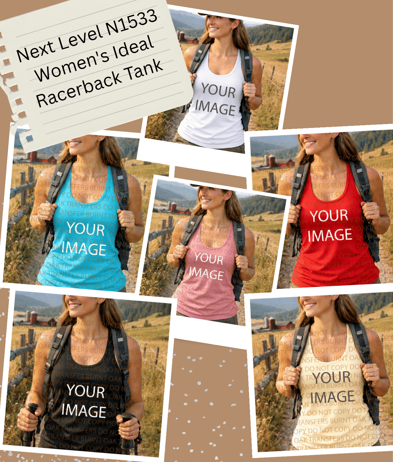 [BULK} Next Level N1533 - Women's Ideal Racerback Tank - Payhip
