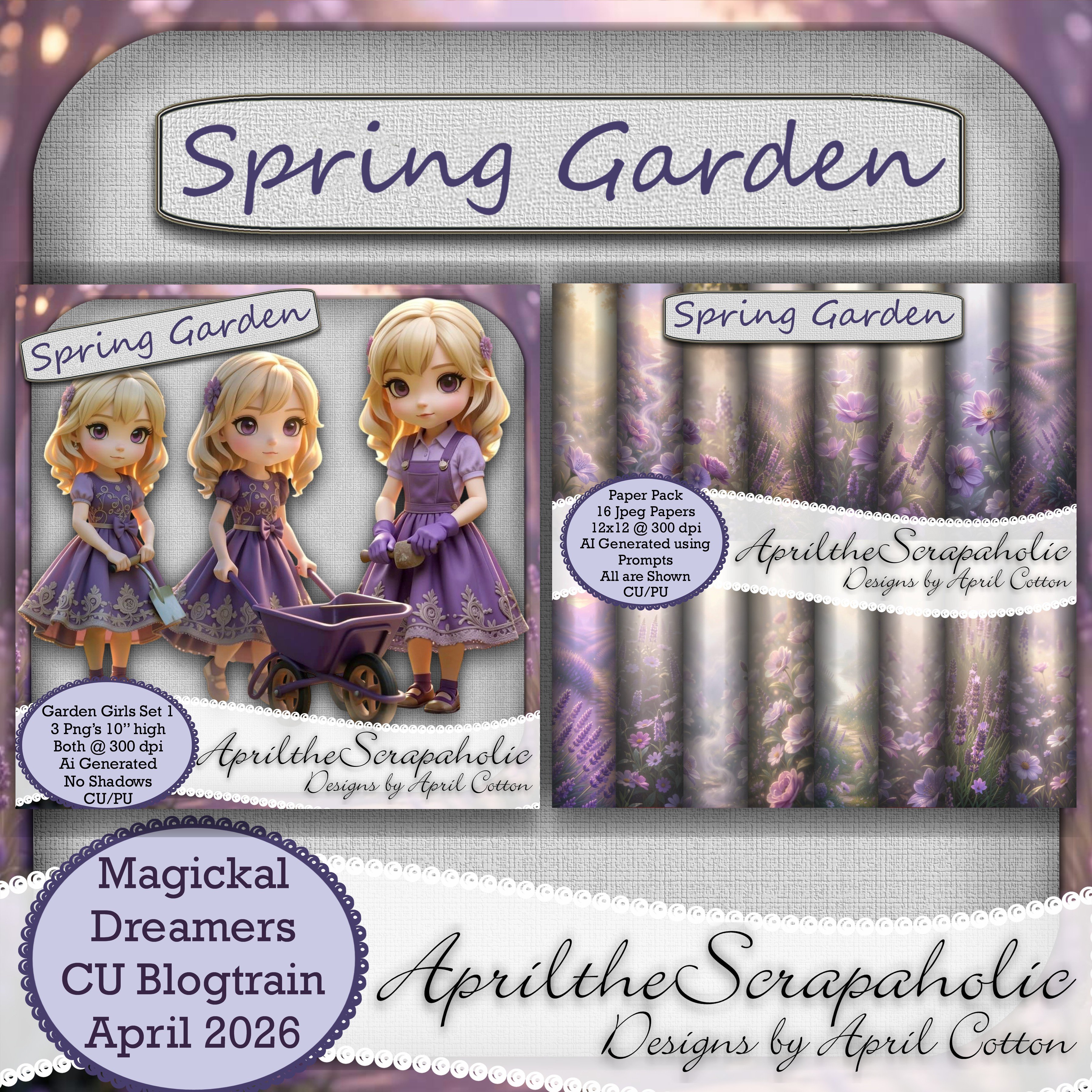Here are some coordinating pieces to my Spring Garden Kit and the ...