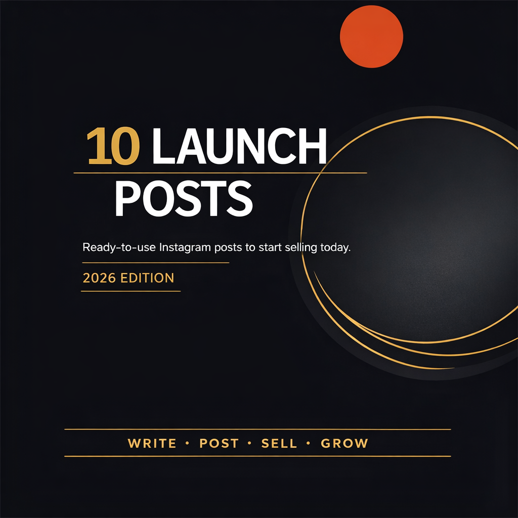 10 LAUNCH POSTS