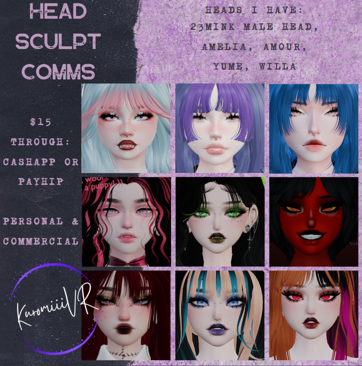 ღ Head Sculpt Comms ღ