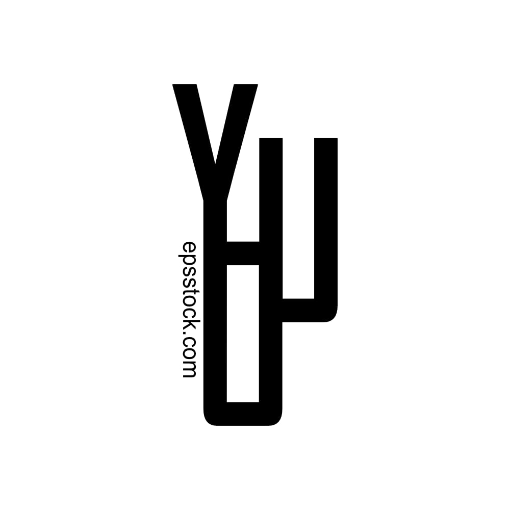 a symbol depicting a you, black isolated silhouette