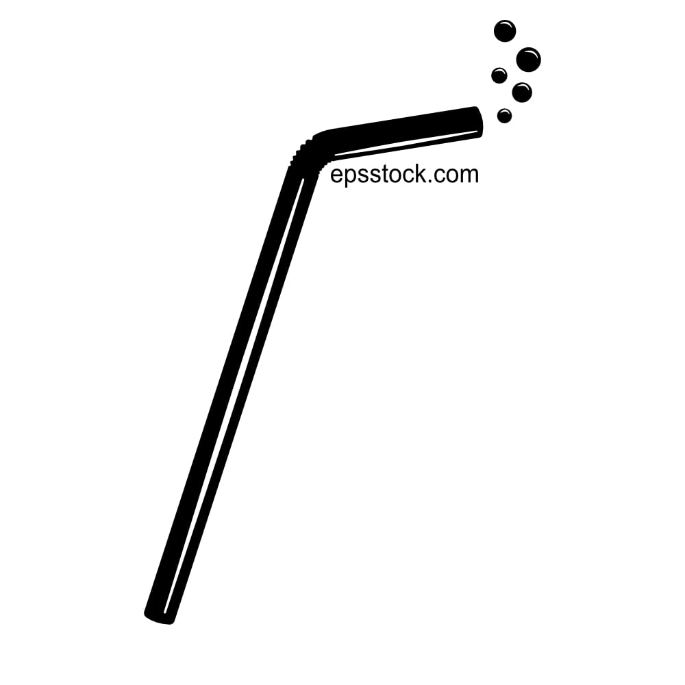 Drinking straw symbol