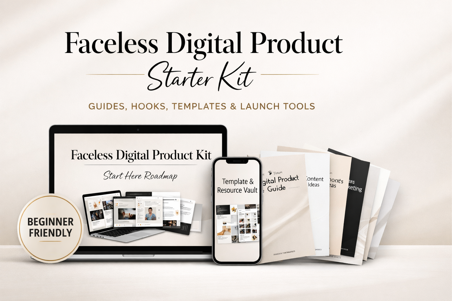 Faceless Digital Product Starter Kit - Payhip