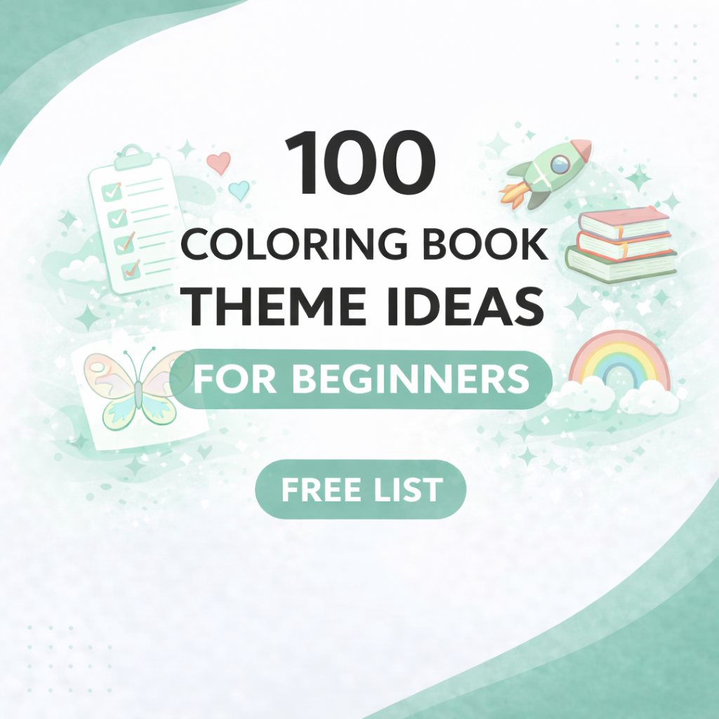 100 Coloring Book Theme Ideas (Free List for Beginners)