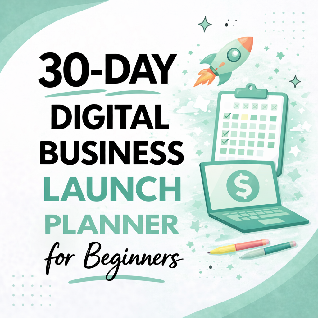 Launch Your First Digital Product in 30 Days (Beginner Step-by-Step ...