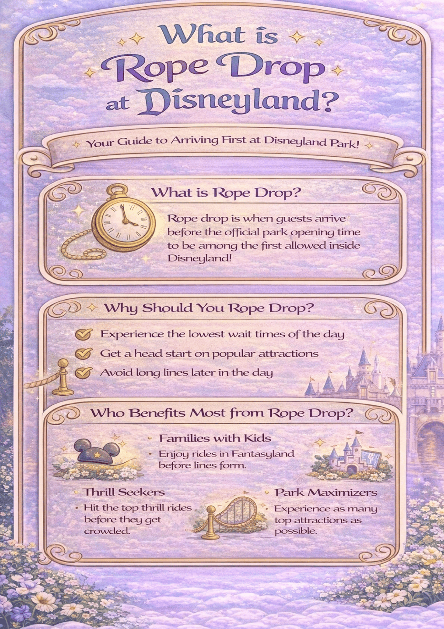 Disney Rope Drop Charge Disneyland Rope Drop Guide - Payhip