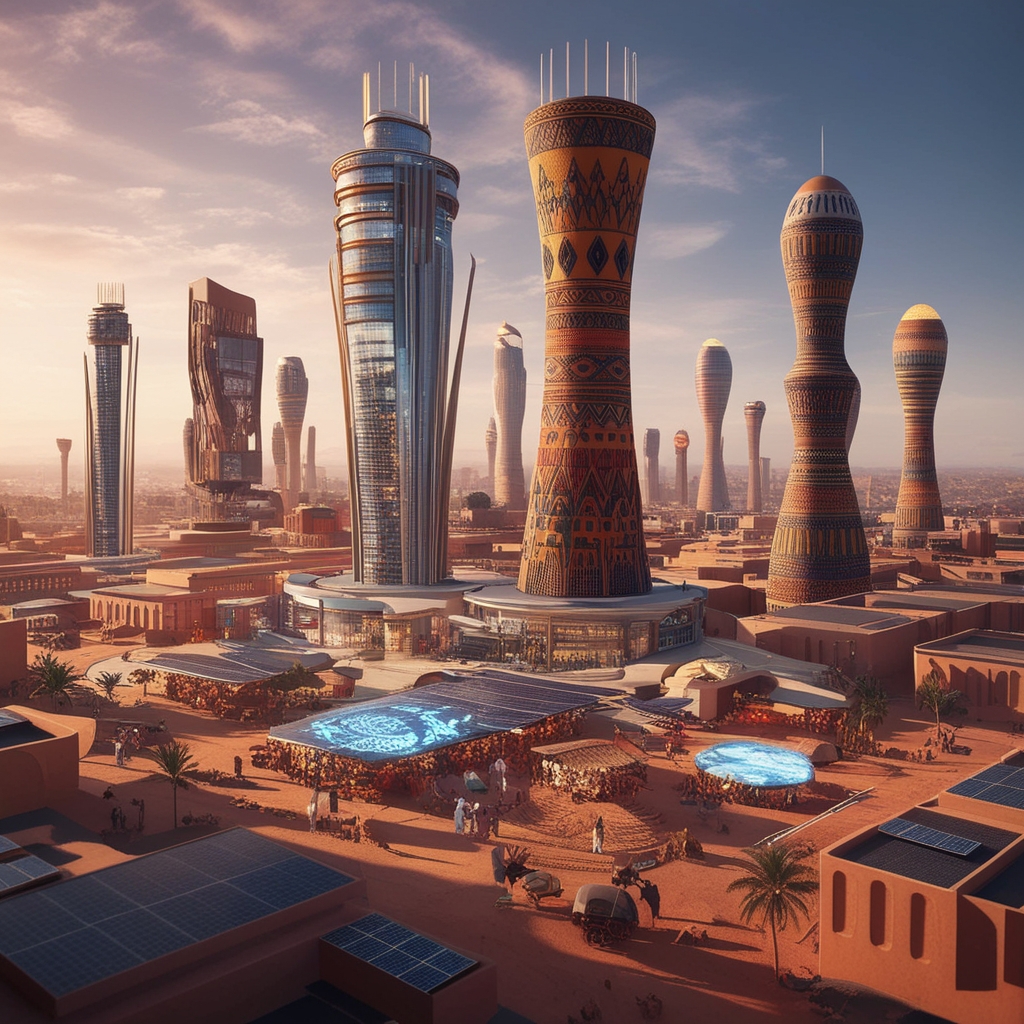 A highly advanced African city blending cultural heritage with ...