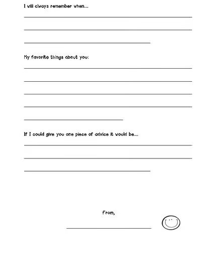 We Will Miss You! – Student Leaving Goodbye Booklet