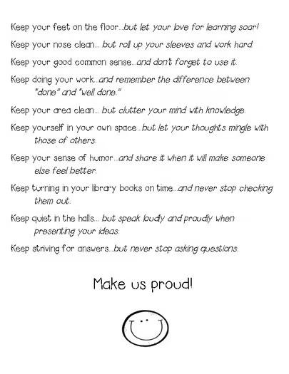 We Will Miss You! – Student Leaving Goodbye Booklet