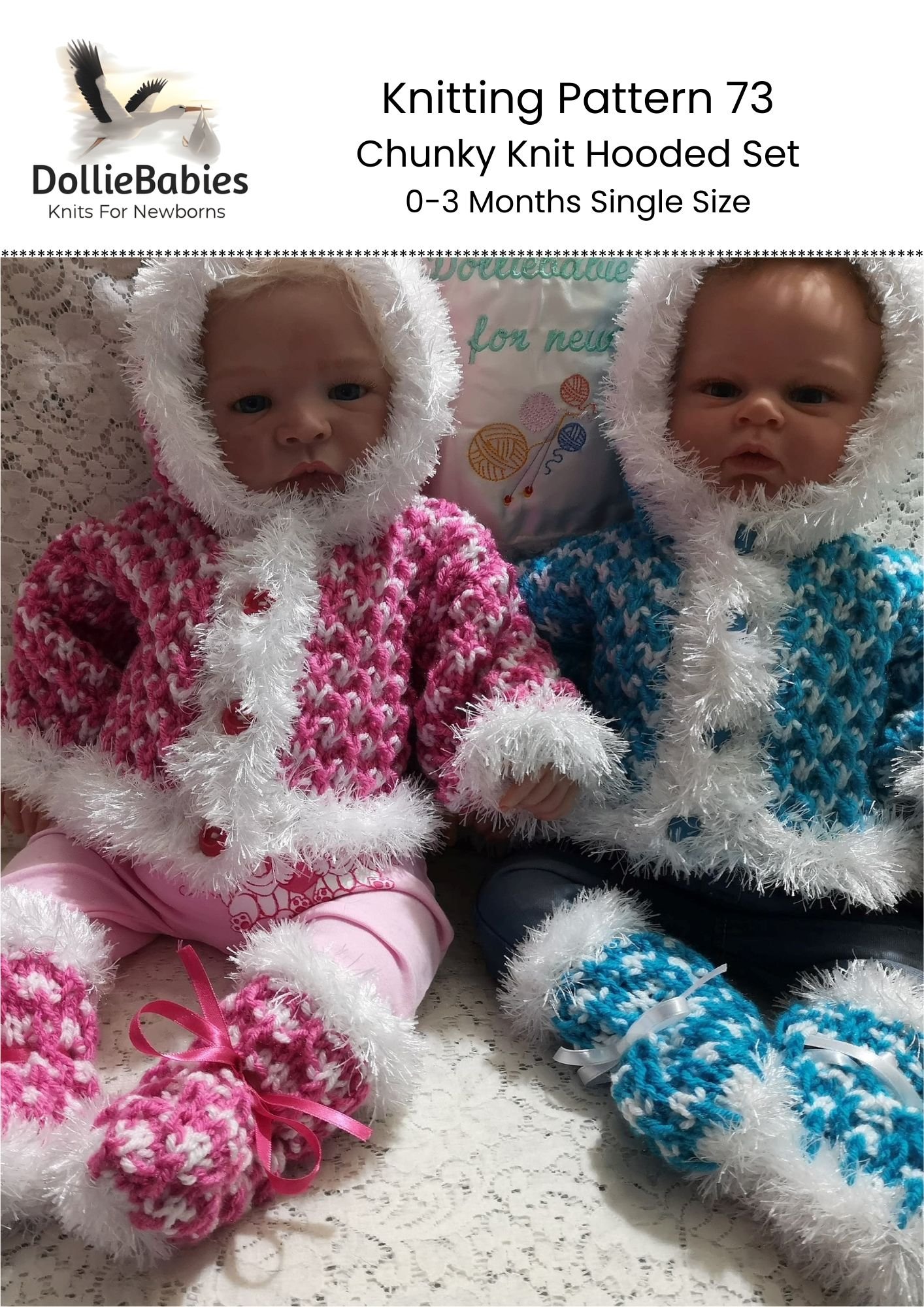 73. Chunky Knit Hoodie Set Knitting Pattern (PDF Download) - Payhip