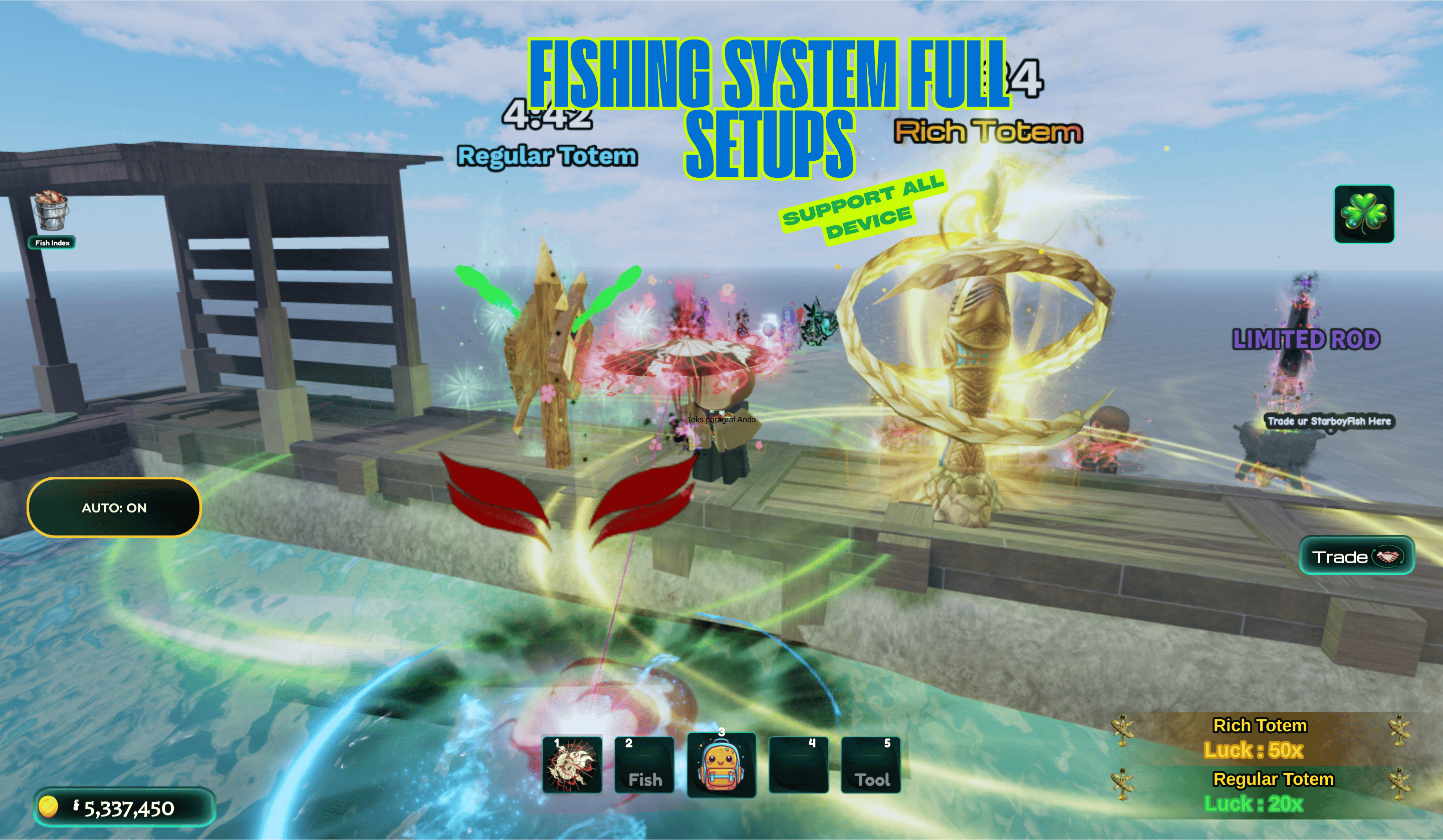 Super Advanced Fishing System Full Setups - Payhip