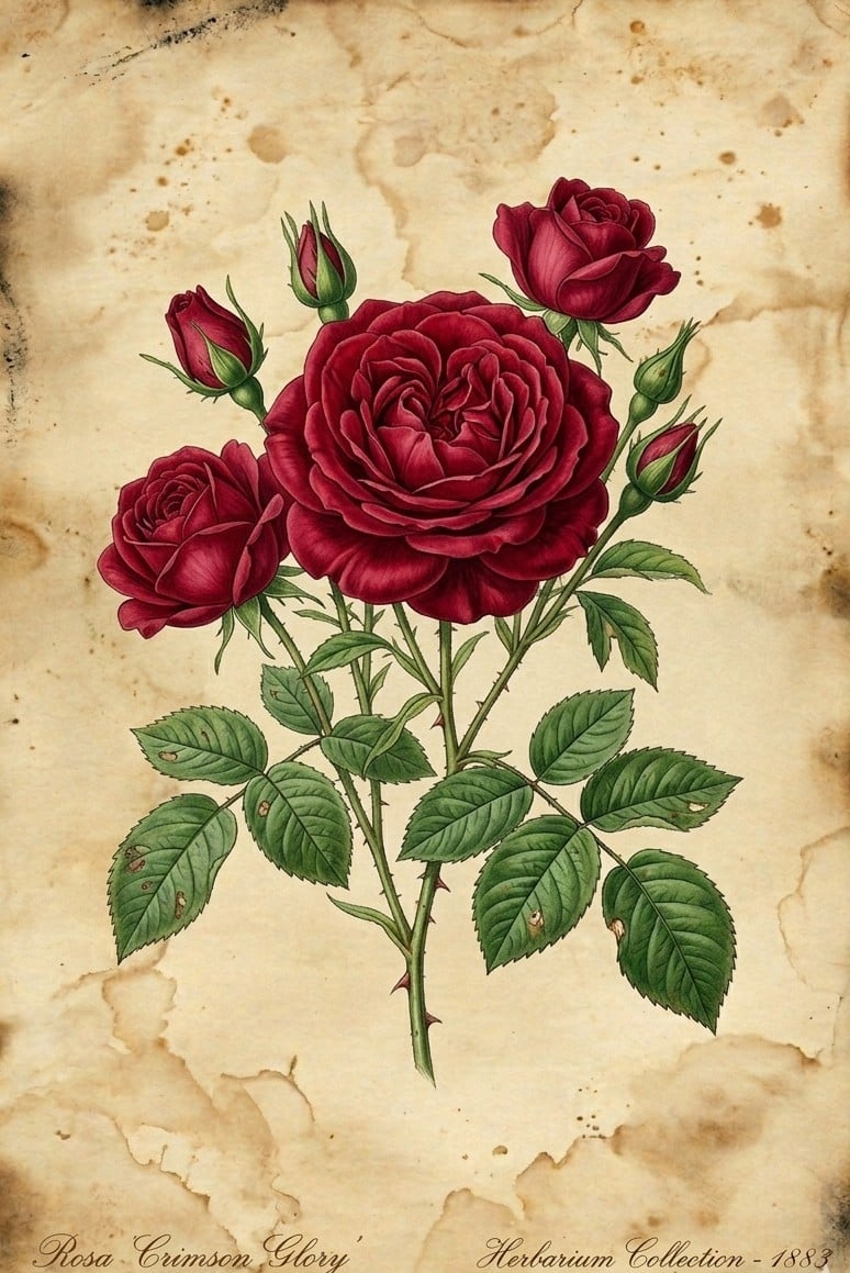 Vintage Botanical Flowers Junk Journal Kit | Printable Floral Pages ...