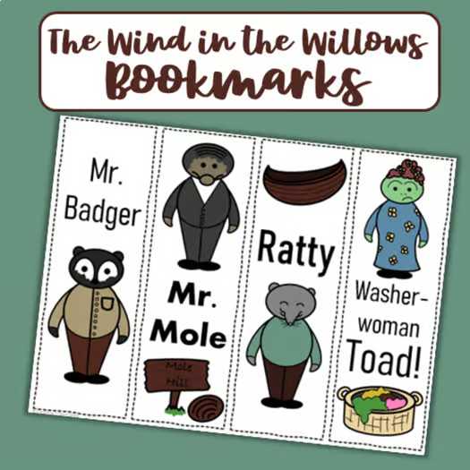 The Wind in the Willows Bookmarks