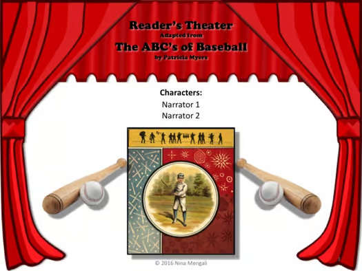 Reader’s Theater: The ABCs of Baseball | Vocabulary-Building Reading Activity for World Series Season