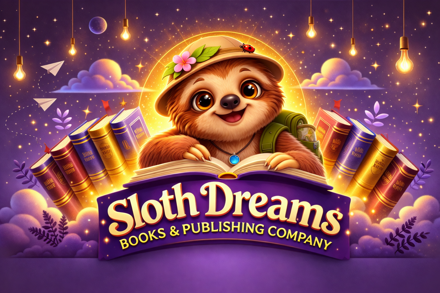 Sloth Dreams Books & Publishing Company Banner