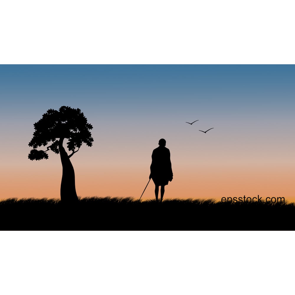 masai man on sunset