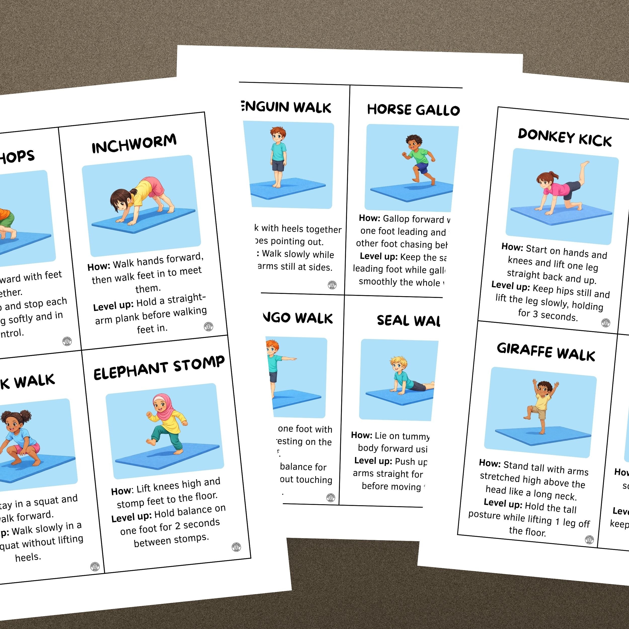 Animal Walks: One Simple Movement Tool Supporting Multiple OT Goals