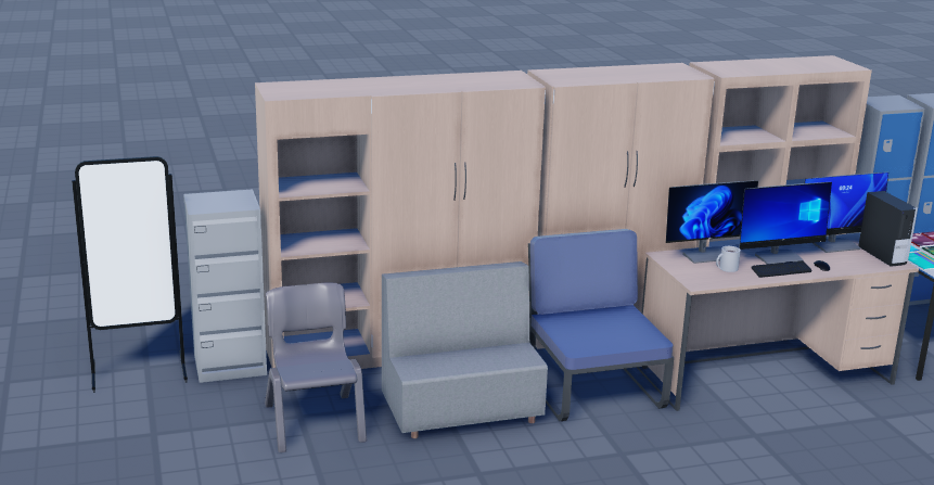Roblox lab environment modular design clean style