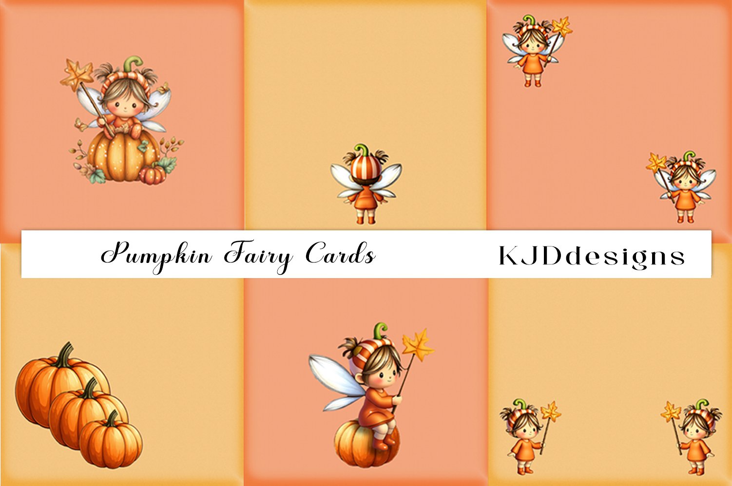 Pumpkin Fairy Cards - Payhip