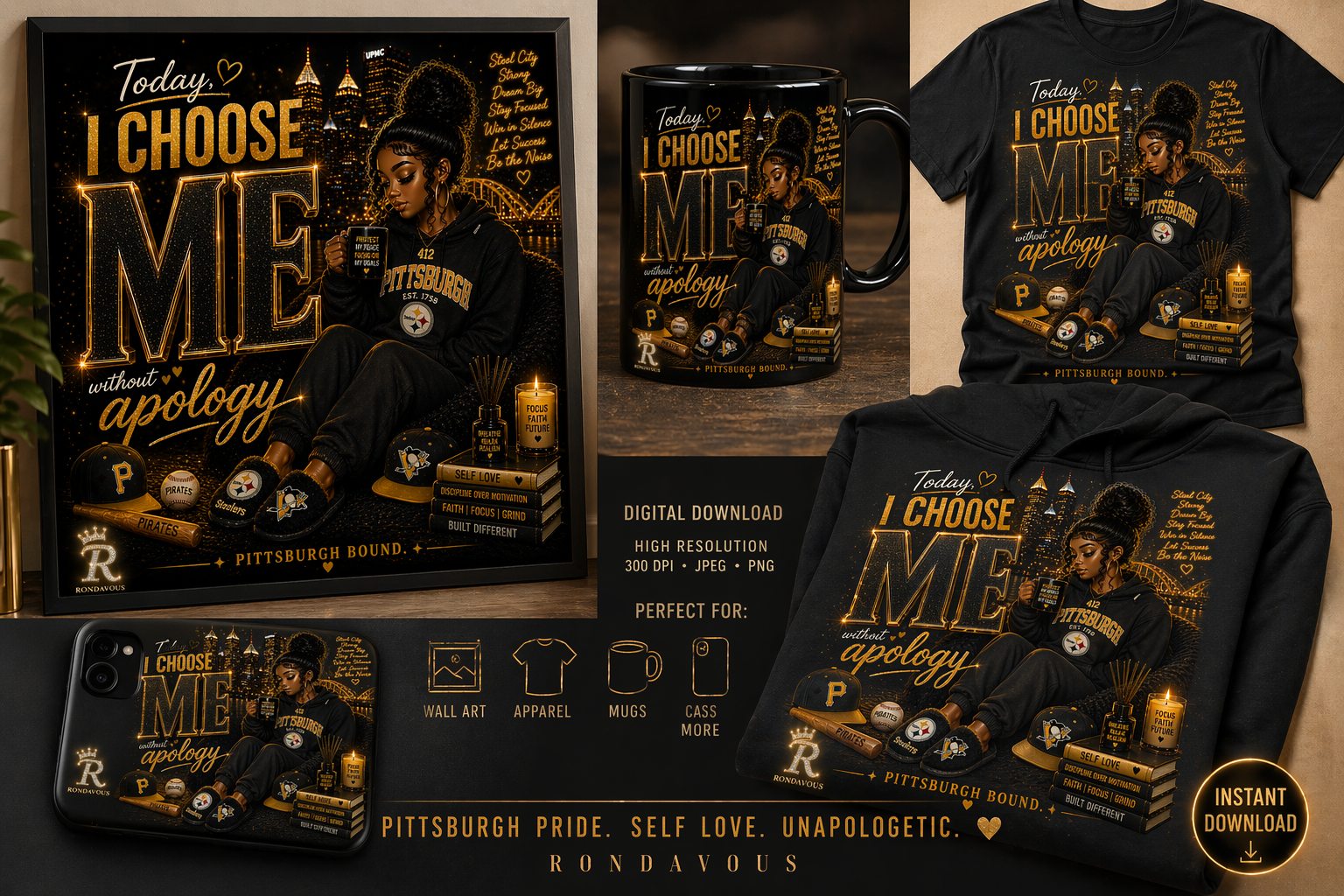 👉 Rondavous: Unapologetically Me – 412 Draft Editon 💛🖤 - Payhip
