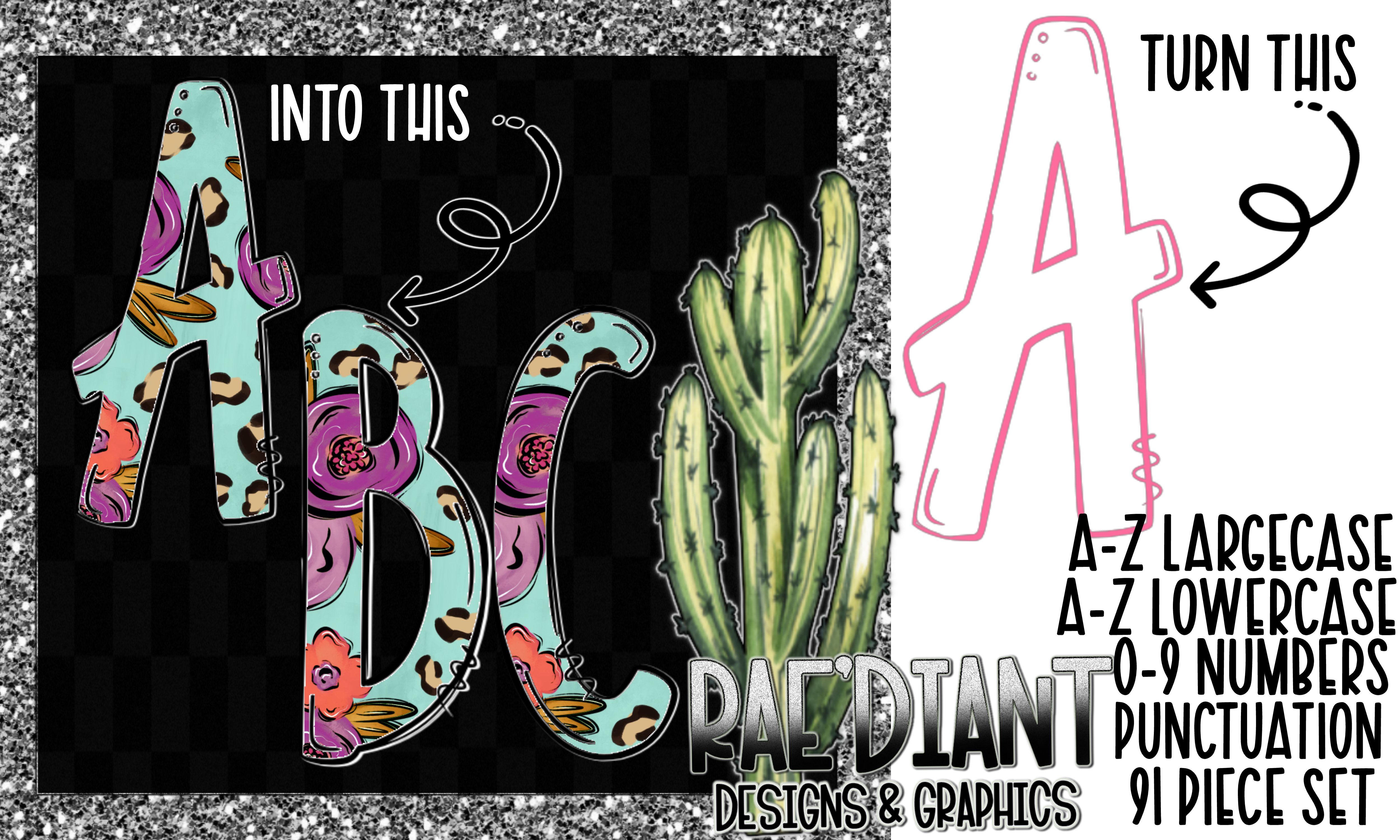 RAE'DIANT FILL YOUR OWN ALPHA SET | DIGITAL DOWNLOADS - Payhip
