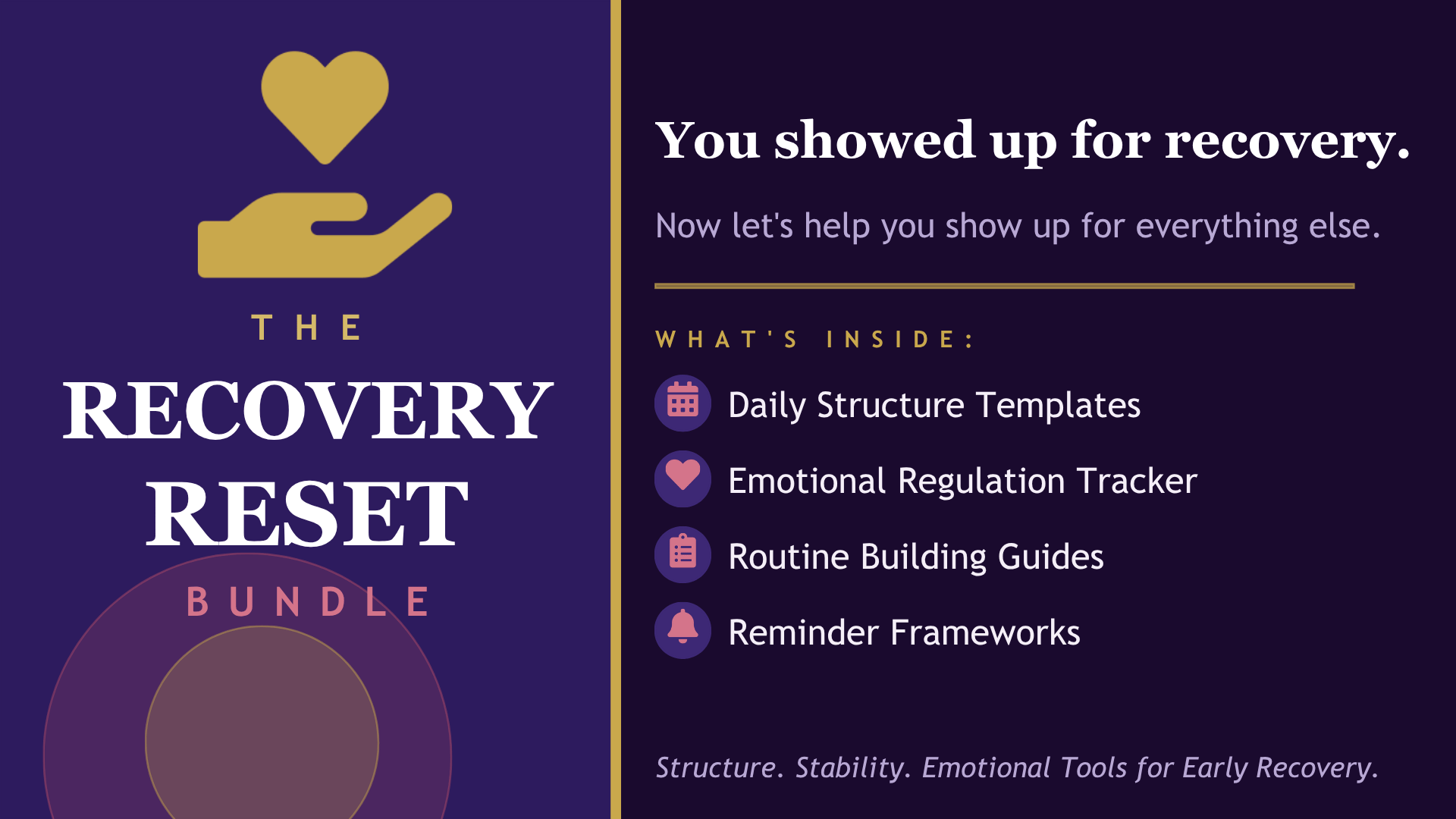Check Mark Recovery Recovery Reset Bundle: Daily Check Ins/ Emotional Regulation Tracker ...