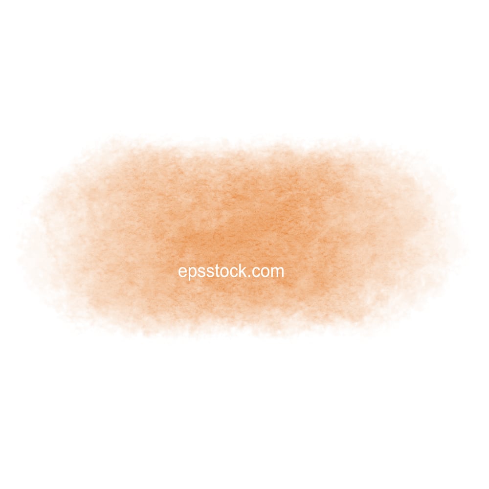 yellow watercolor background, flat vector illustration