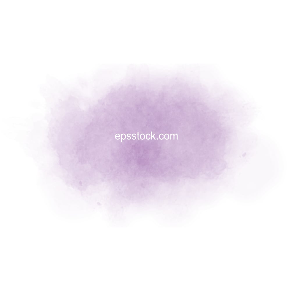African violet watercolor background, flat color illustration