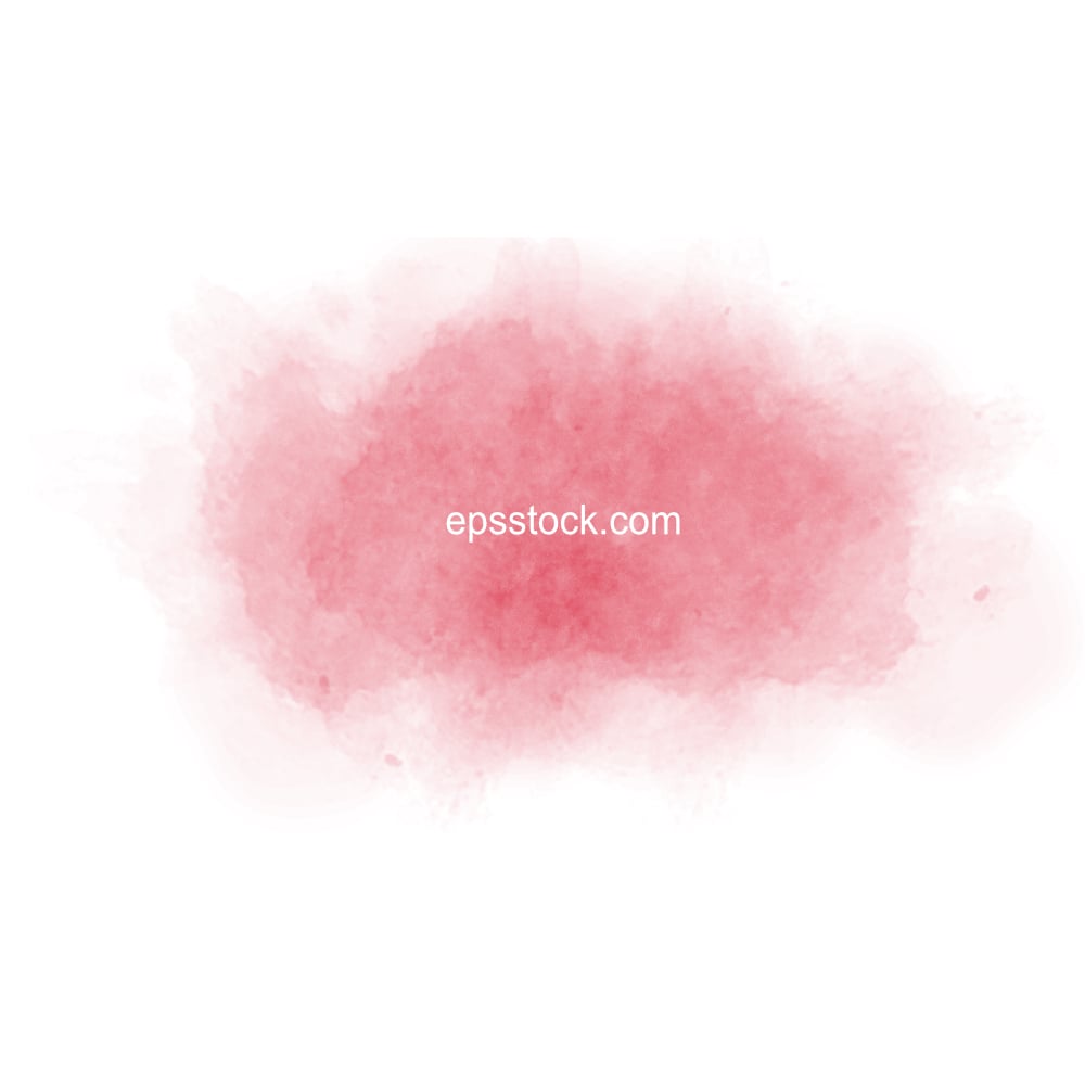 Alizarin watercolor background, flat color illustration