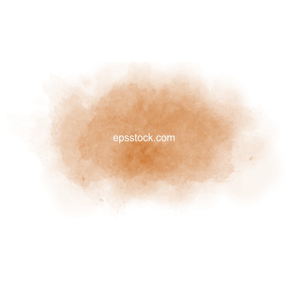 Alloy orange watercolor background, flat color illustration