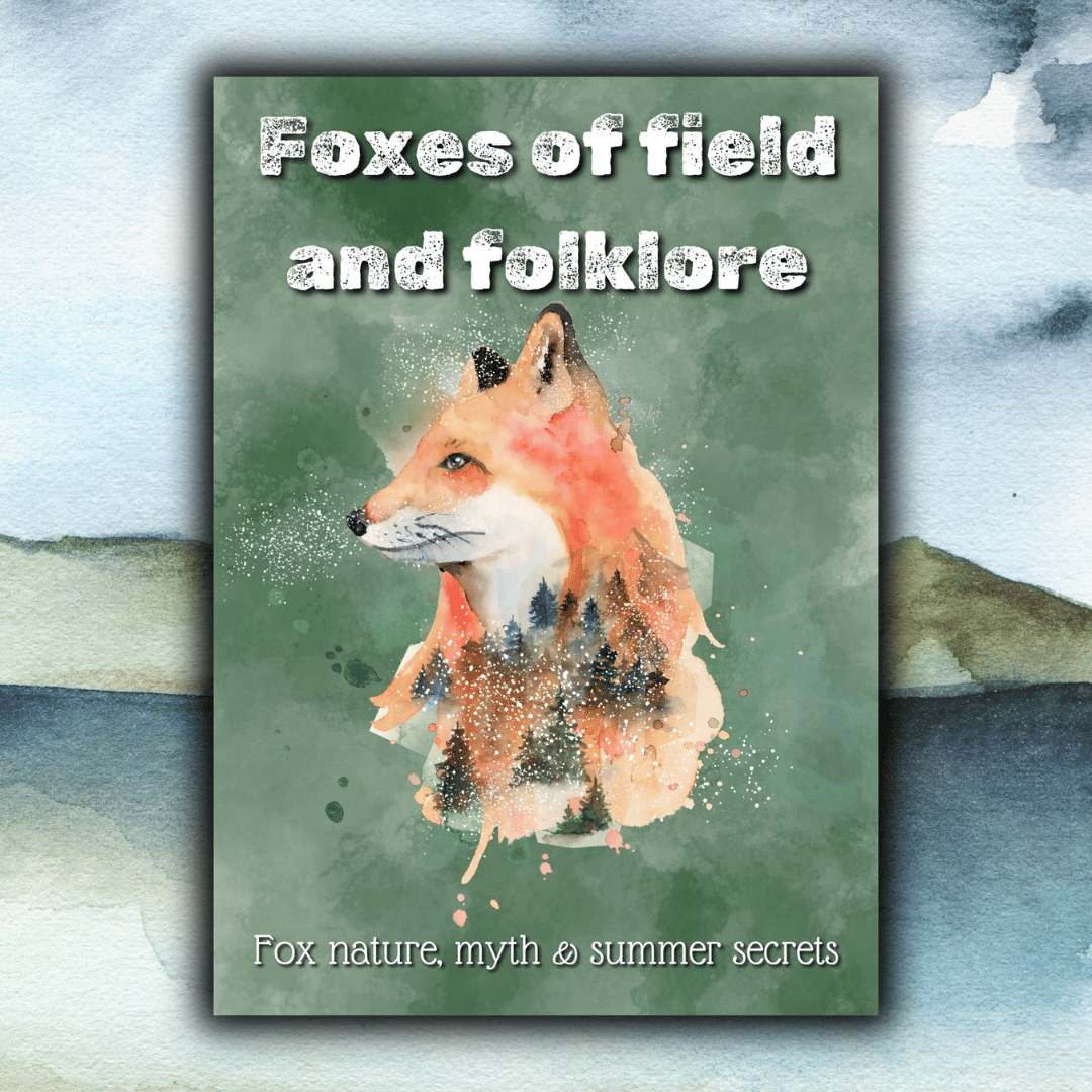 Printable fox nature study and folklore pack for children with pages on fox facts, fables, poetry, art, and summer learning.