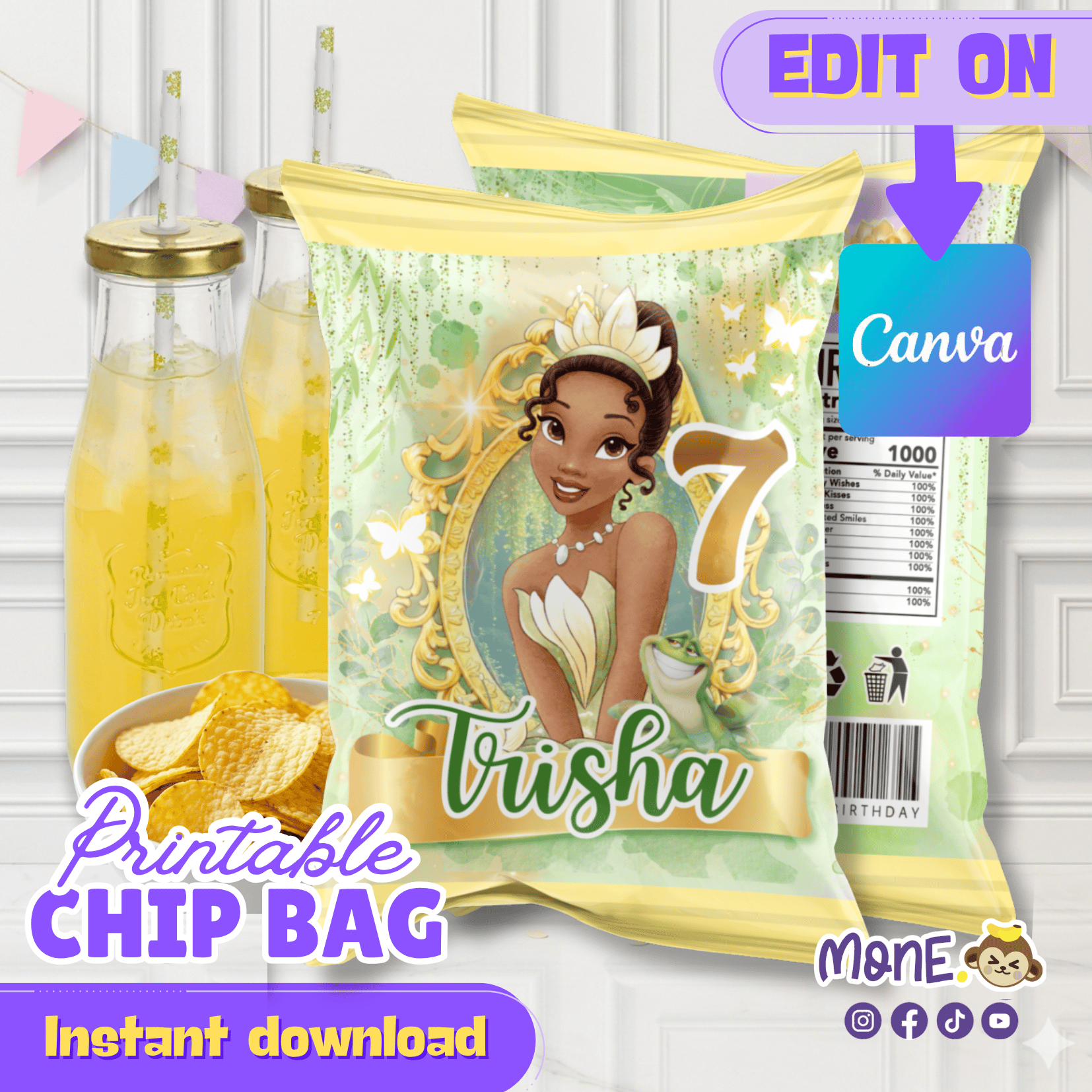 Chip Bag Tiana - Payhip