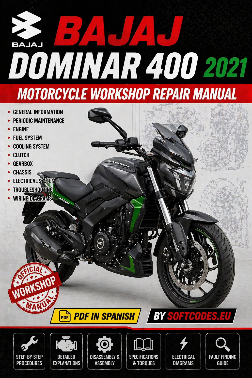 Bajaj Dominar 400 2021 Workshop Repair Manual PDF