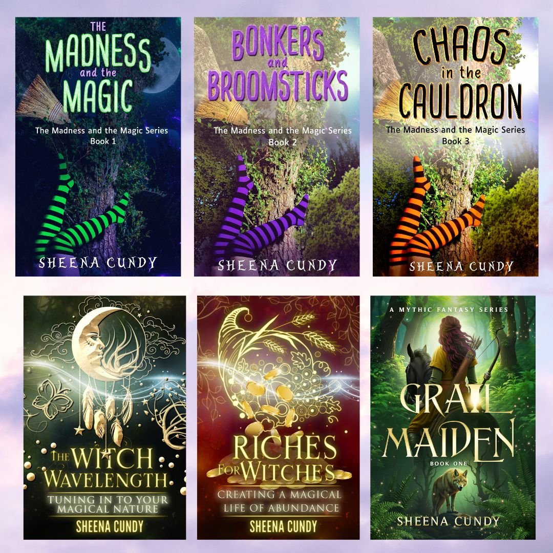 A six book bundle of witch/pagan fiction and nonfiction ebooks