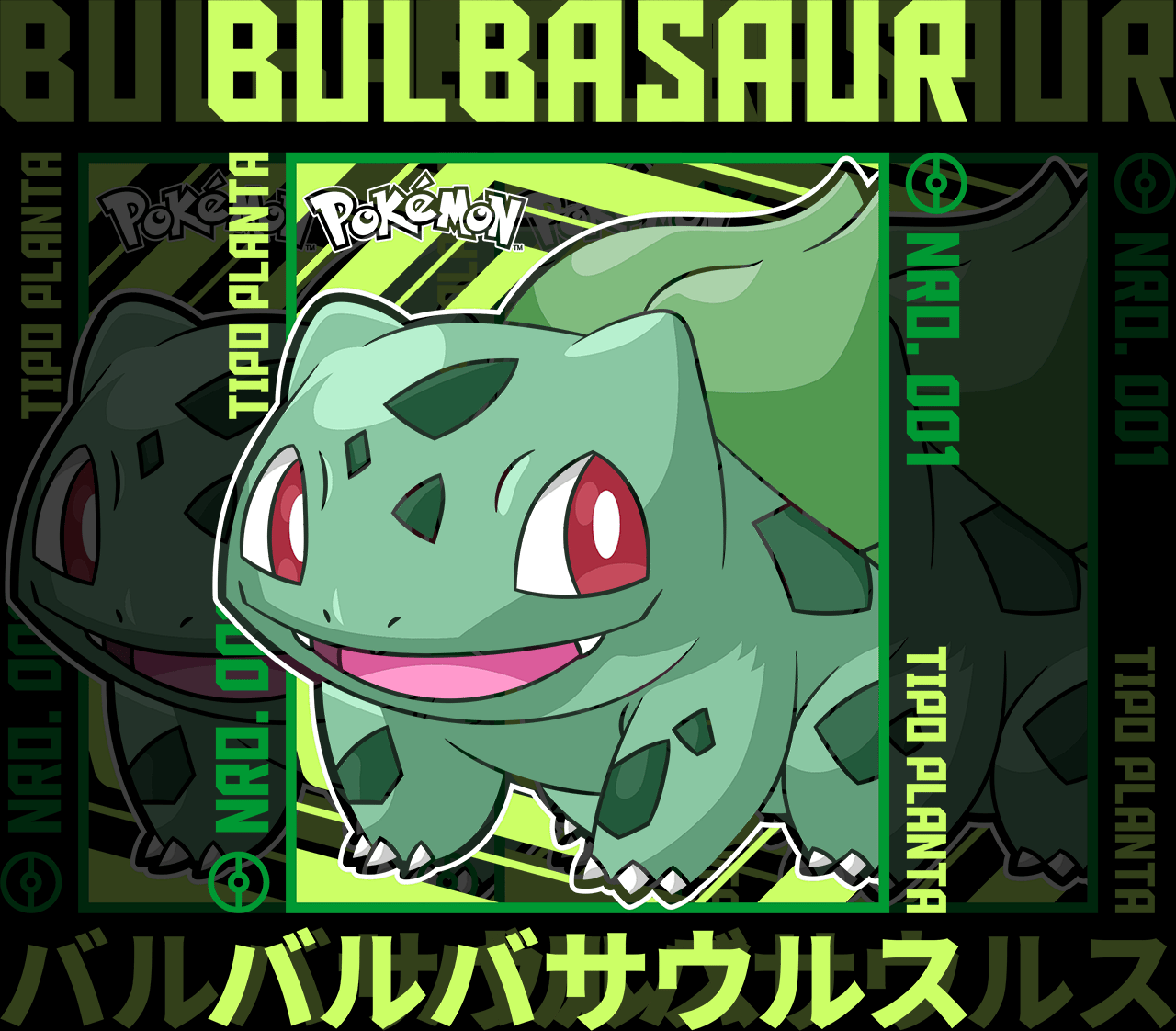 DESIGN ANIME Pokemon / BULBASAUR - Payhip