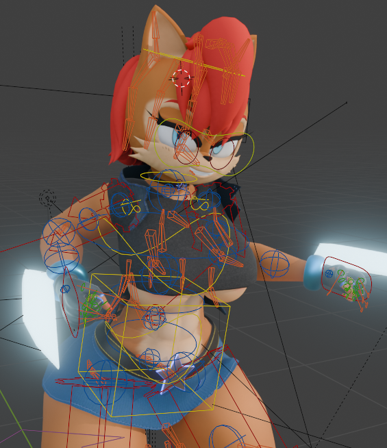sally blender rig