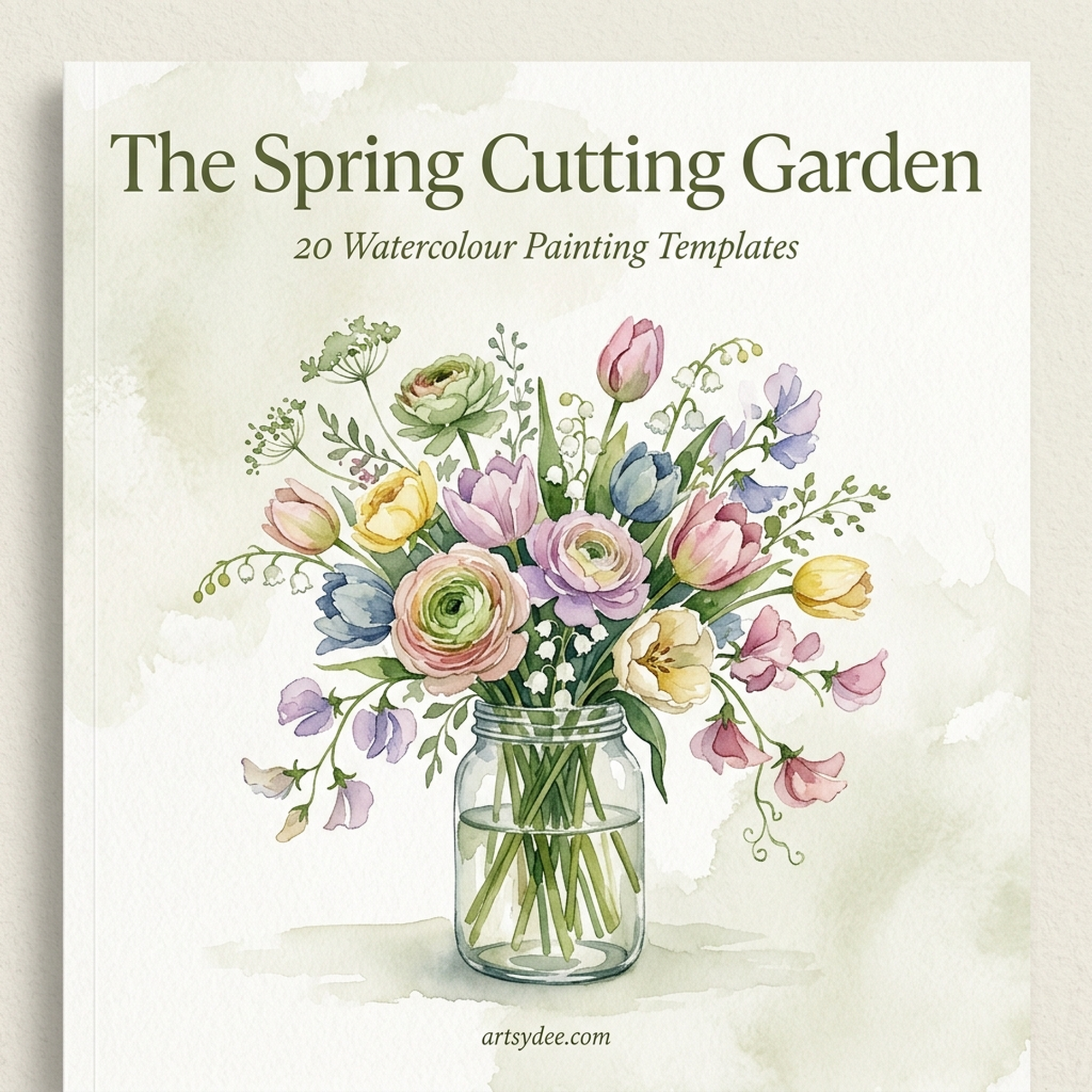 The Spring Cutting Garden &mdash; Watercolour Templates