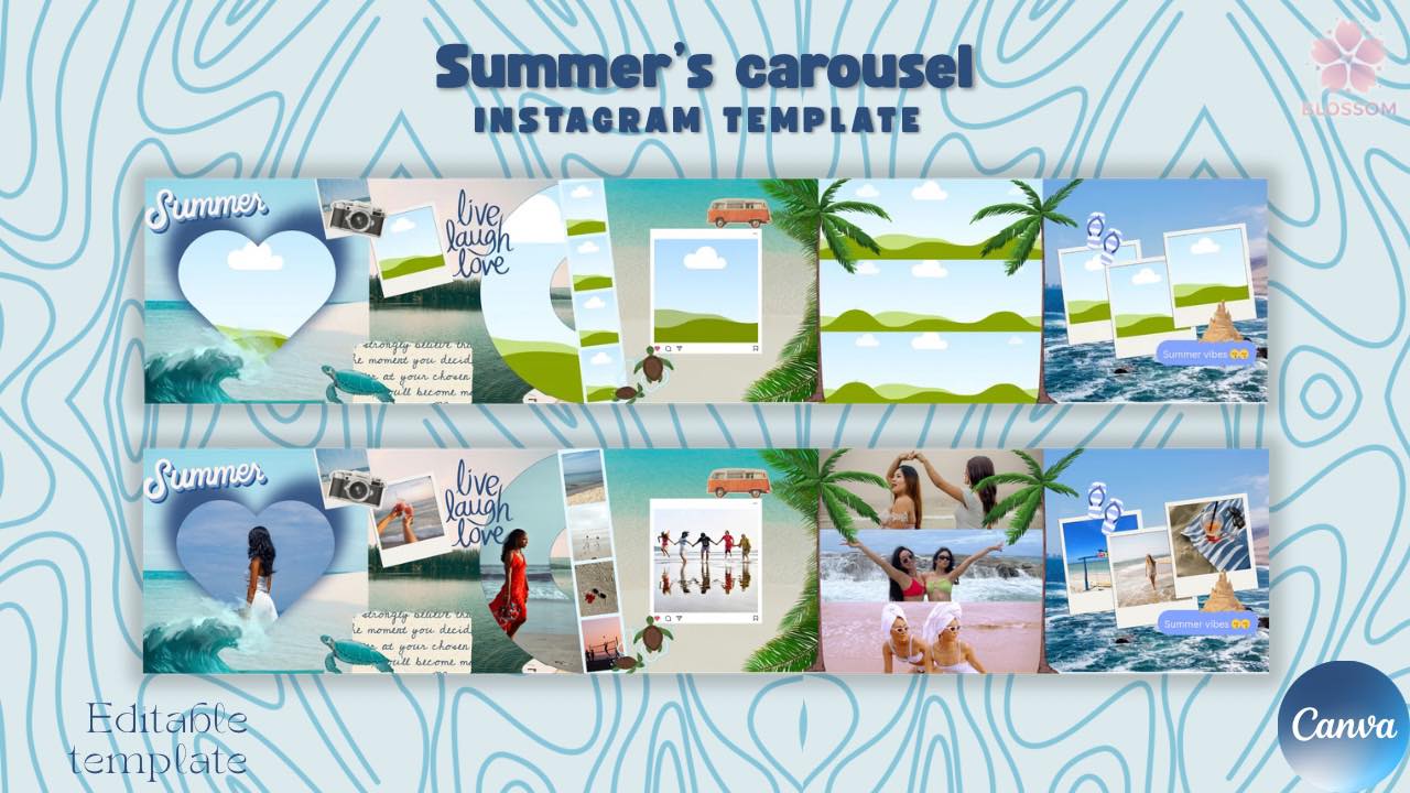 summer insta template - Payhip