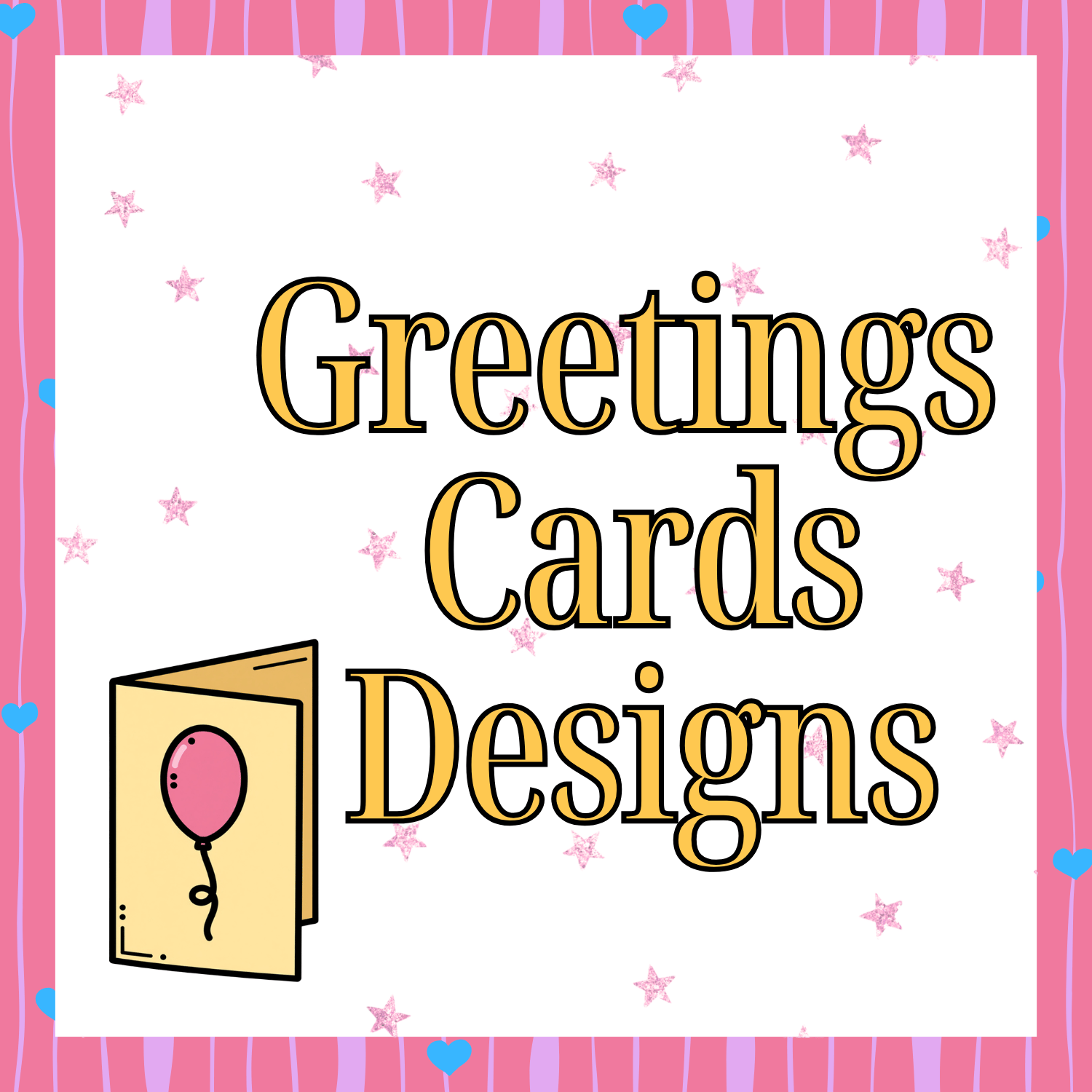 Pink Print Lab - Greetings Cards - Payhip