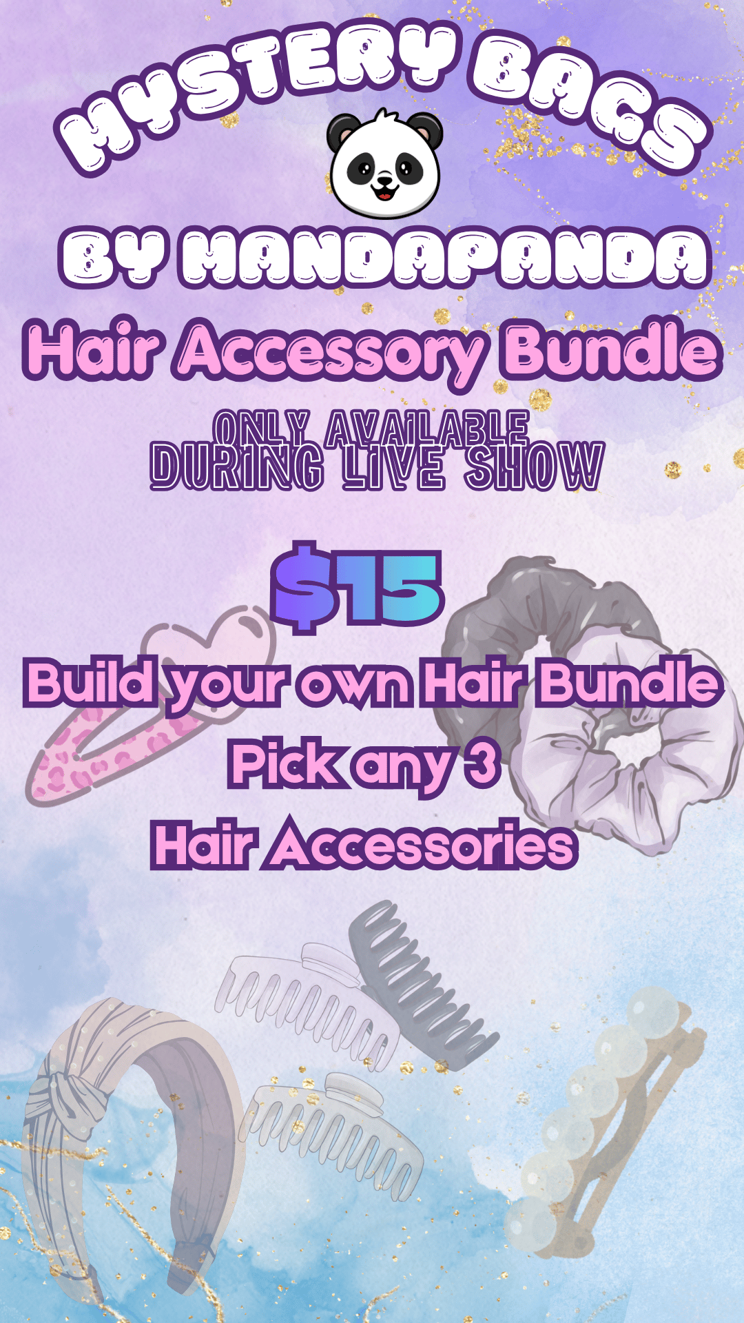 Hair Accessory Bundle ***Only Available during Live Sale:*** - Payhip