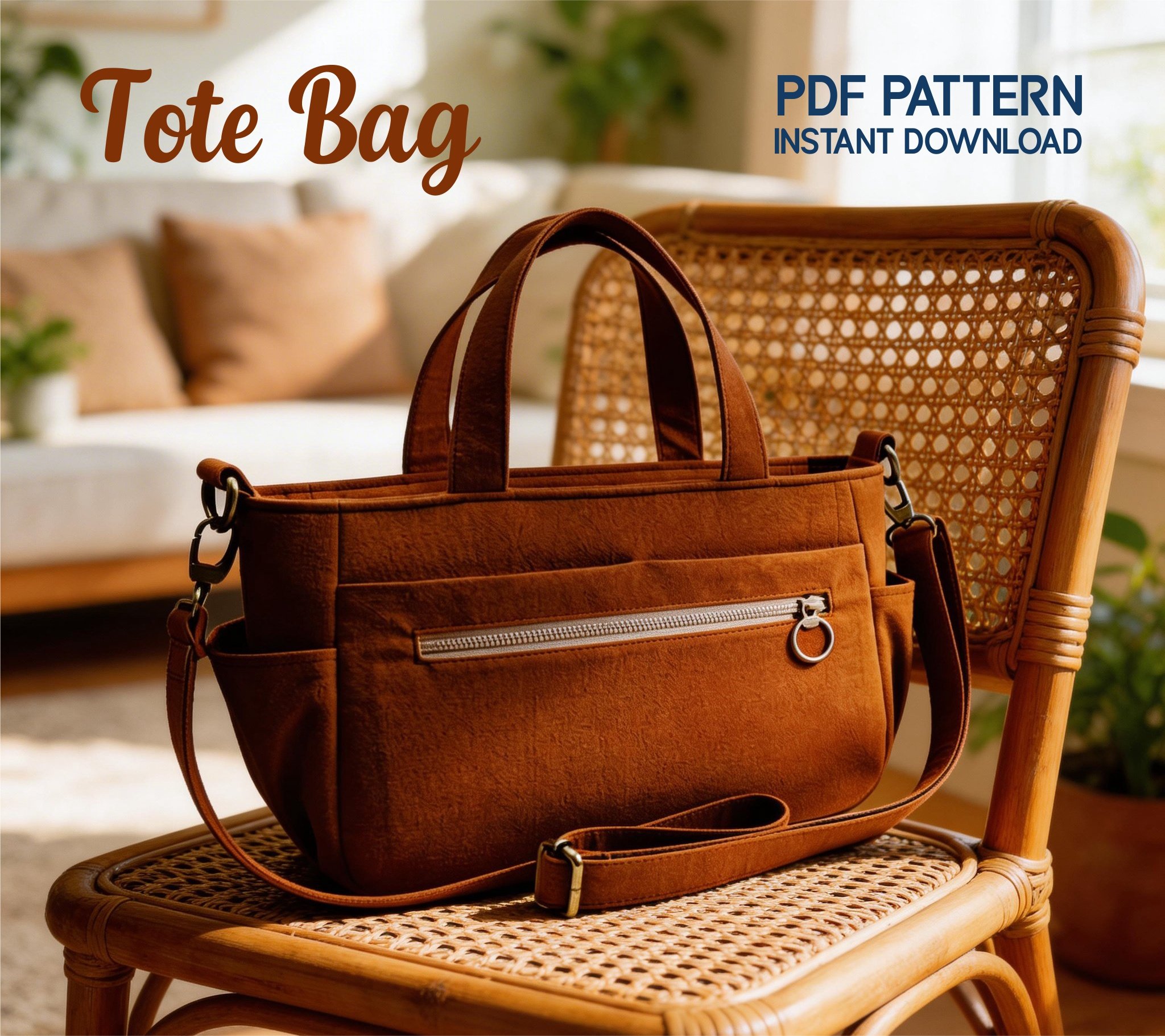 Bag Sewing Pattern | tote Bag | PDF ( instant download ) - Payhip