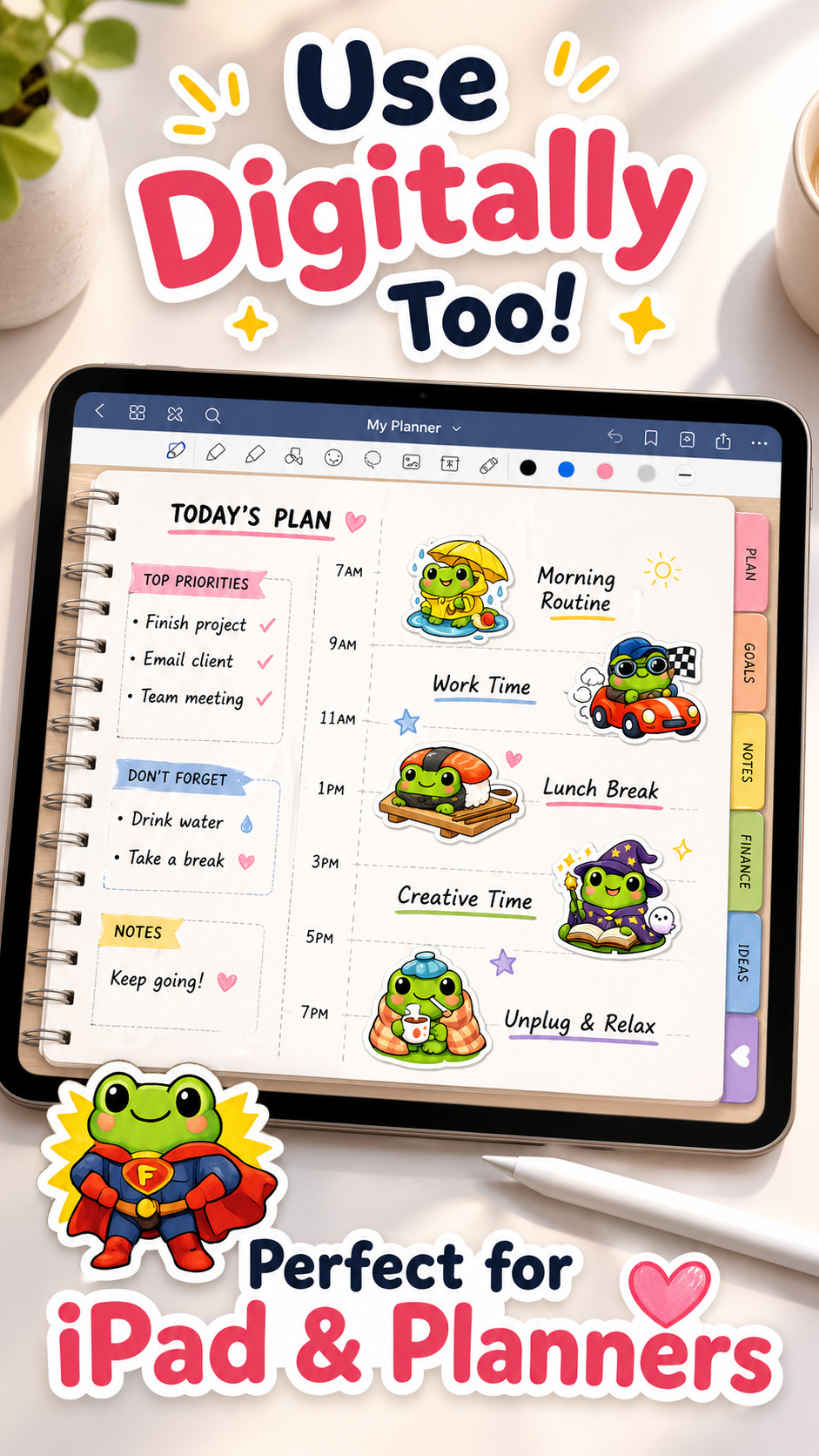 35 Kawaii Sticker Sheets Bundle – 300+ Cute Printable Stickers (Animals, Food & Fun Characters) | Instant Download