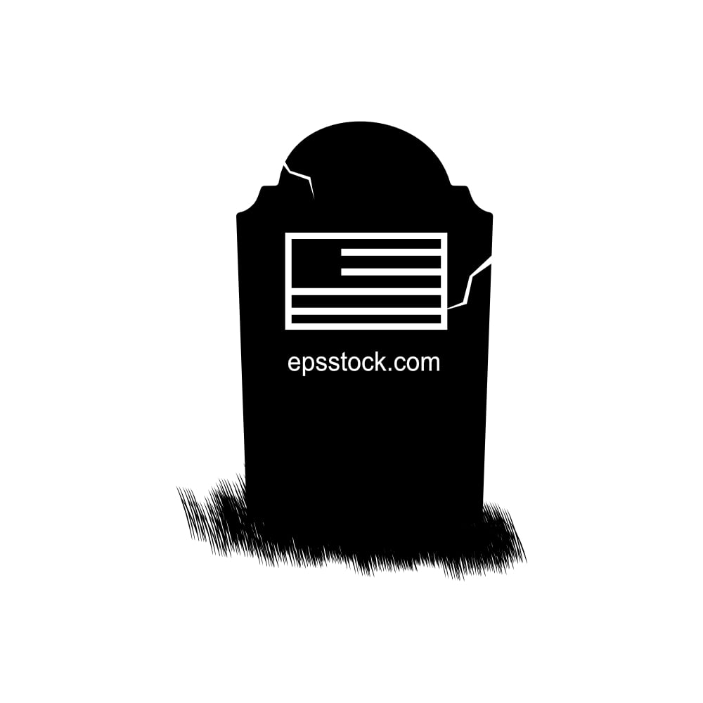end of civilization, black isolated vector silhouette