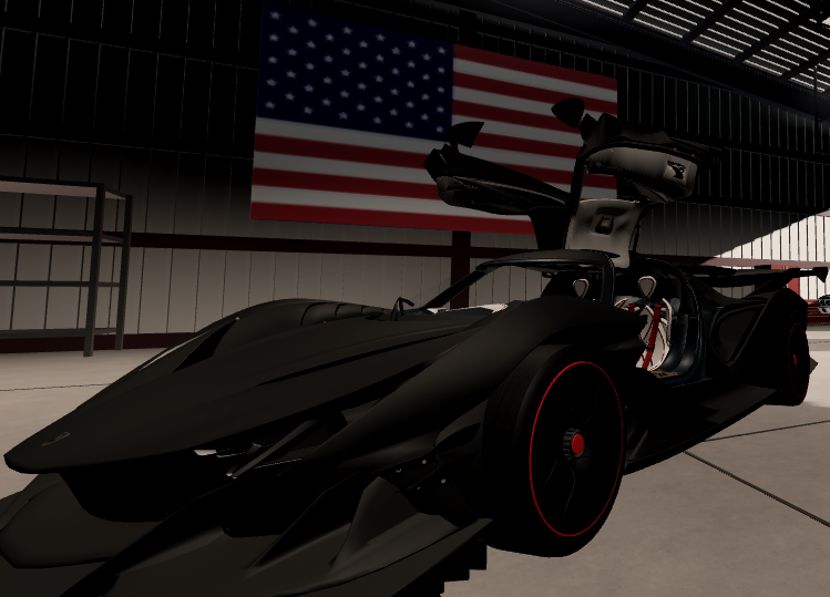 Roblox supercar with working lights and doors