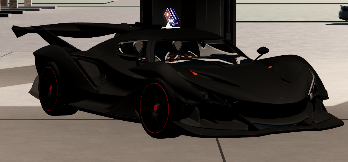 Roblox hypercar with realistic transmission system